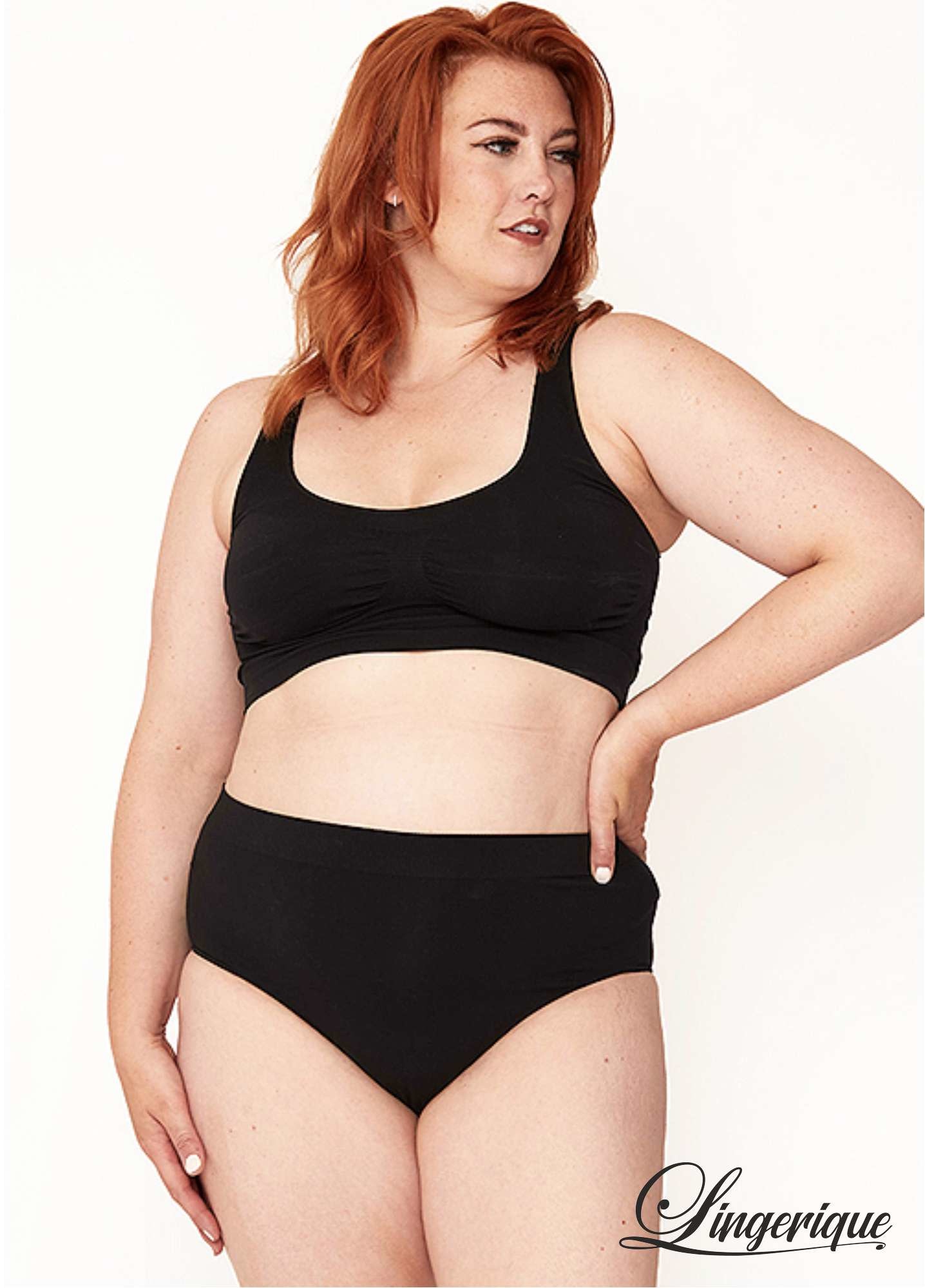 PamelaMann - Seam Free Curvy Comfort Brief - Black :