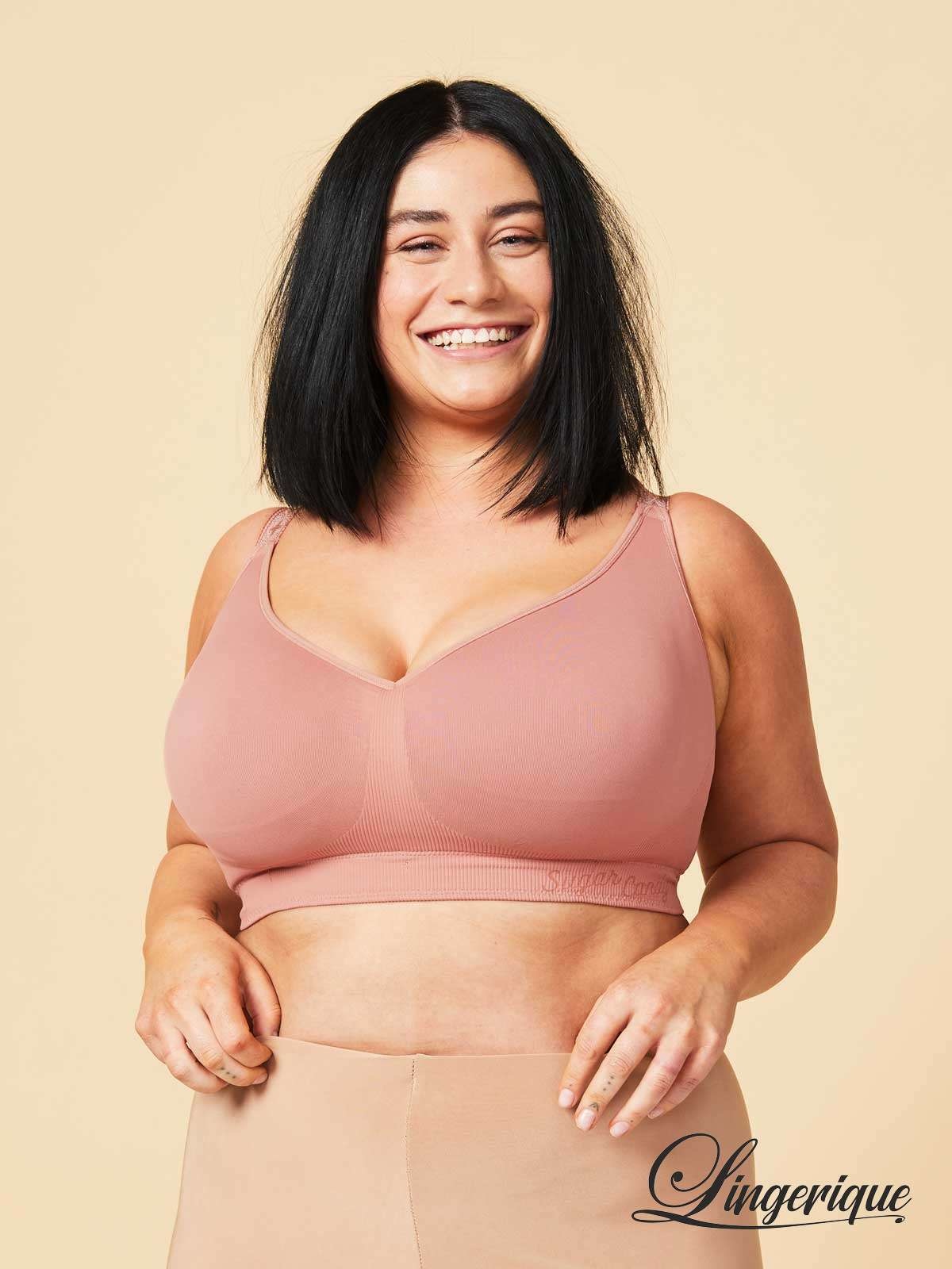 SugarCandy - Basic Bralette - 28-8005 - Rosewood :
