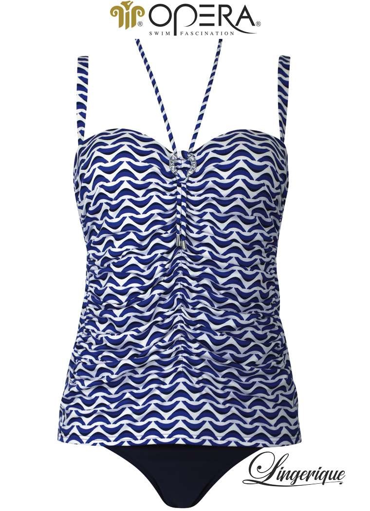 Opera Opera - Tankini - 68005 - Blauw Wit :