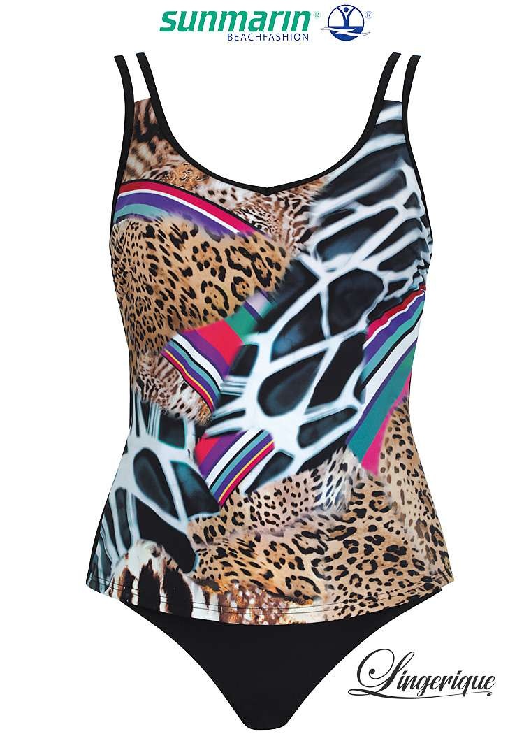 Sunmarin Sunmarin - Tankini - 18613 - Zwart Multicolor :