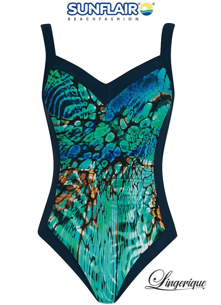 Sunflair Sunflair - Badpak - 72140 - Nachtblauw Turquoise :