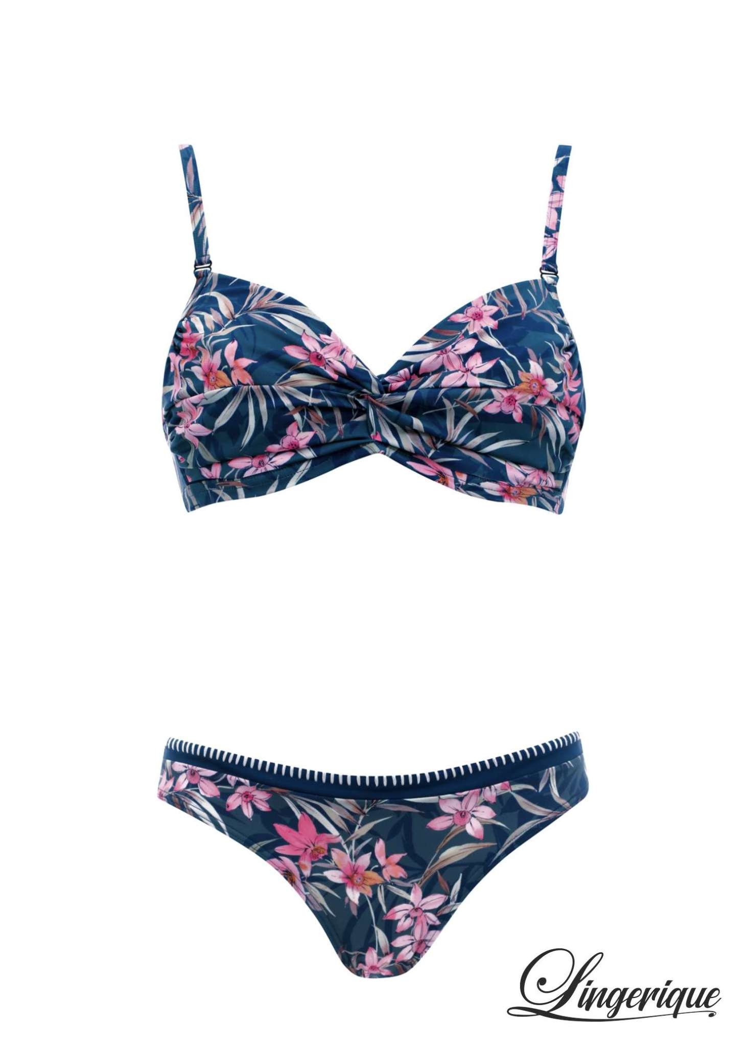 Olympia Olympia - Bikini - 31056+31055 - Nachtblauw Pink :