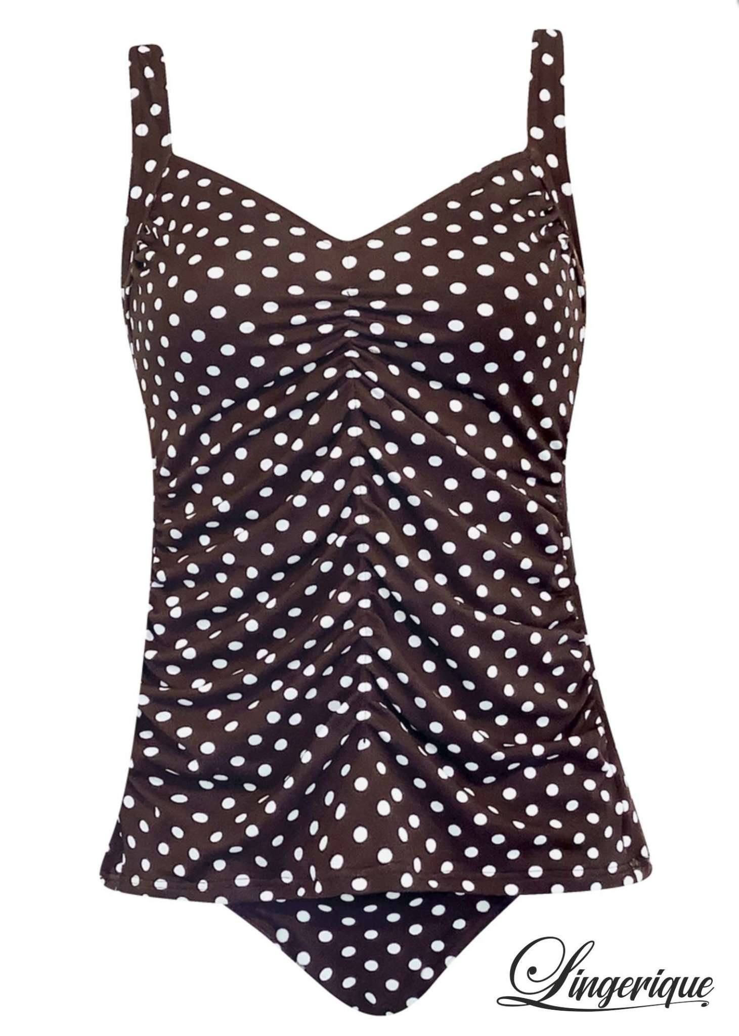 Sunflair Sunflair - Tankini - 28054 - Bruin Wit Stip :