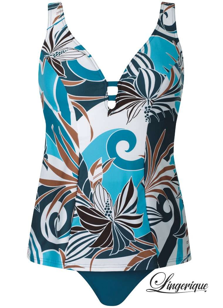 Sunflair Sunflair - Tankini - 28017 - Wit Turquoise :