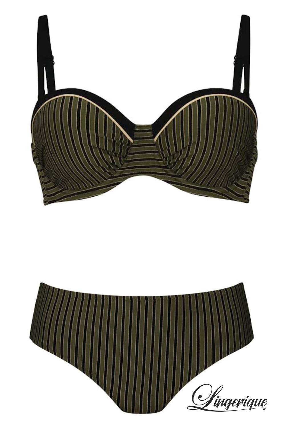 Rosa Faia RosaFaia Swim - Cassie - Bikini Set - 8838+8828-1 - Olive :