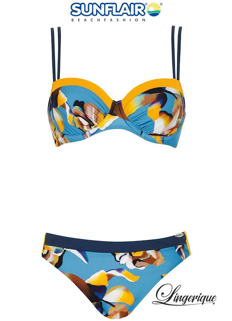 Sunflair Sunflair - Bikini - 21024 - LichtBlauw Multicolor :