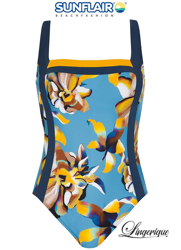 Sunflair Sunflair - Swimsuit - 22148 - LichtBlauw Multicolor :