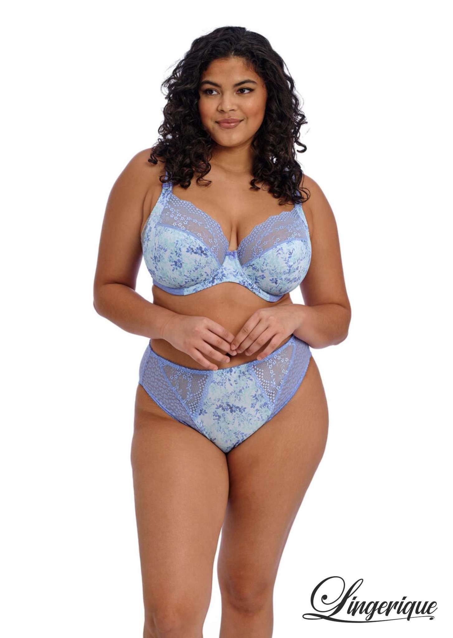 Elomi Elomi - Lucie - UW Plunge Bra Stretch - EL4490 - Cornflower :