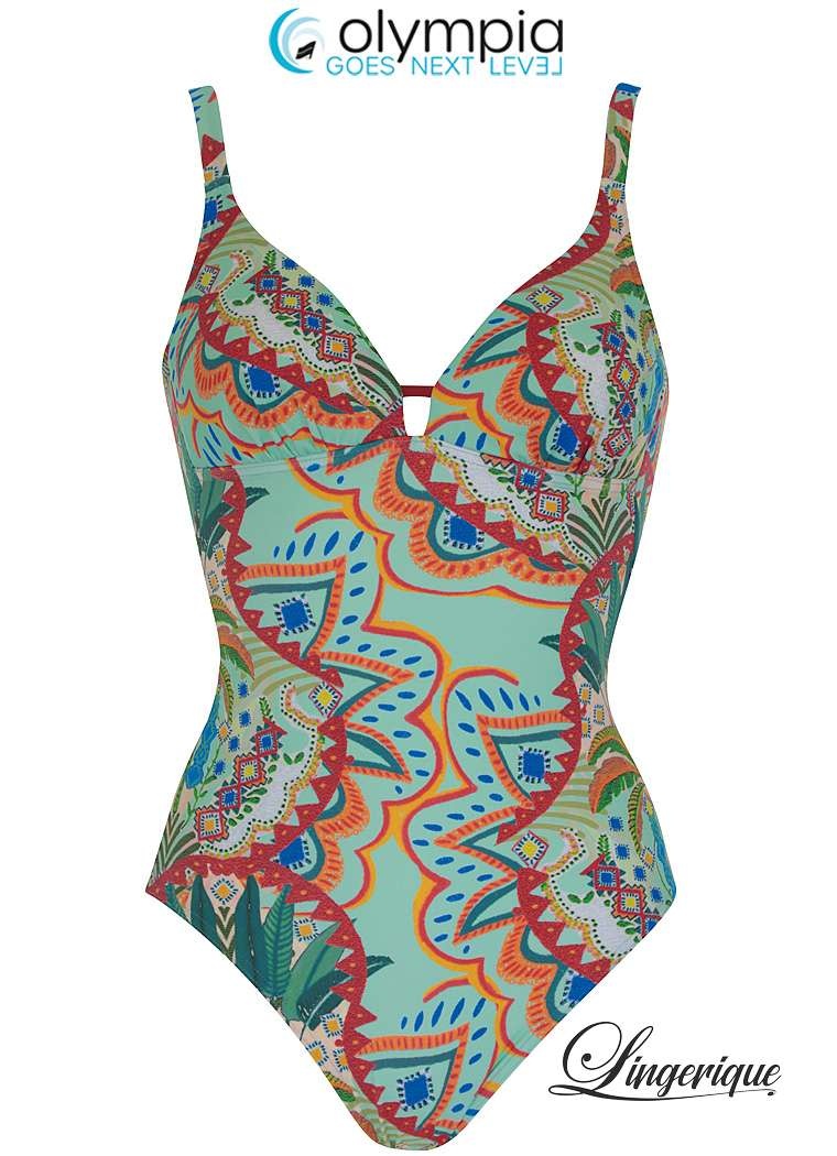 Olympia Olympia - Swimsuit - 32003 - Turquoise Multicolor :