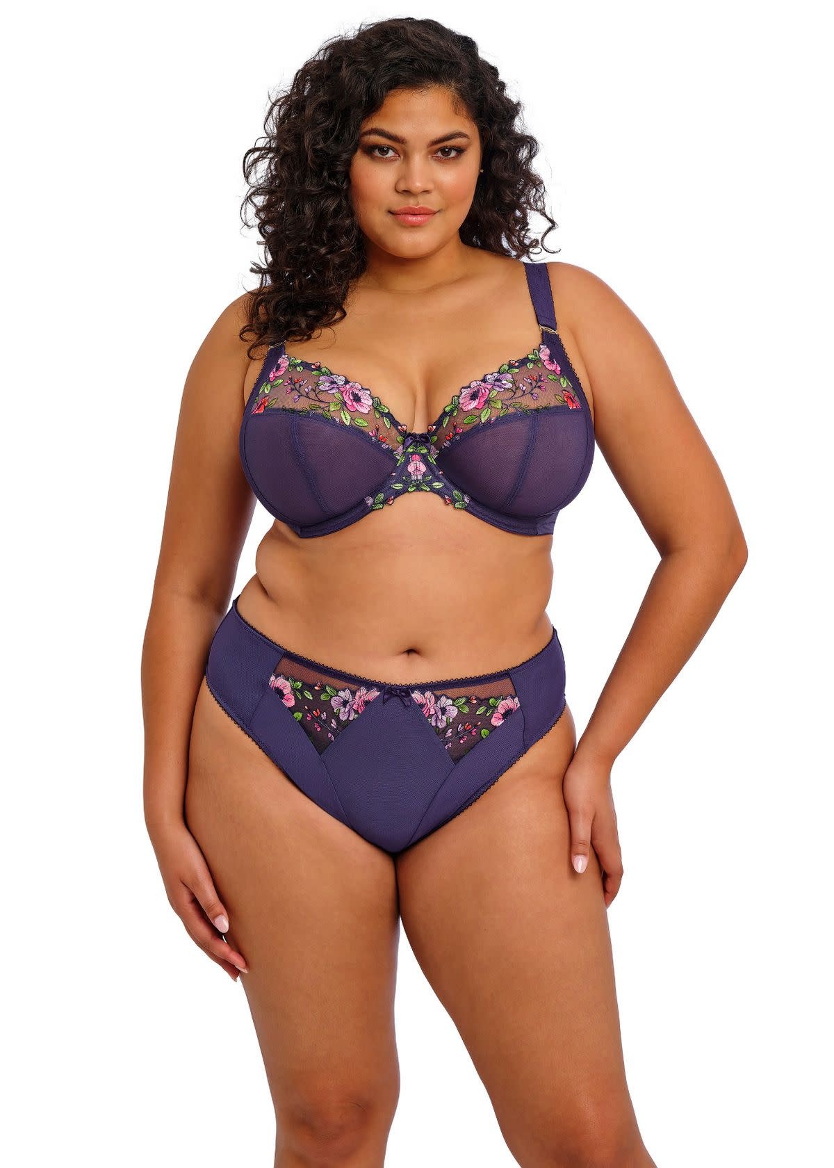 Elomi Lingerie Elomi - Himari - High Leg Brief - EL302153 - Midnight :