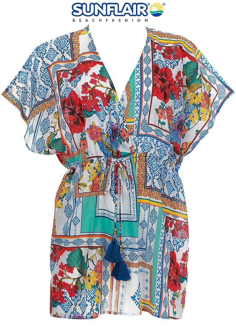 Sunflair Sunflair - Poncho - 23806 - Wit / Multicolor :