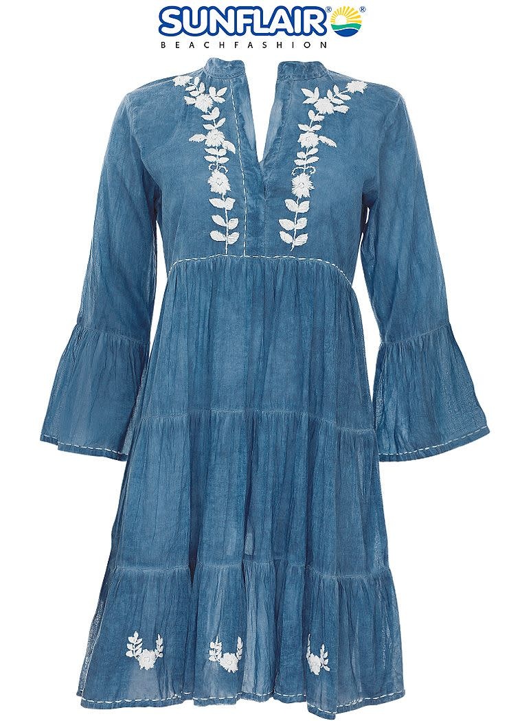 Sunflair Sunflair - Dress - 23811 - Blauw Wit :