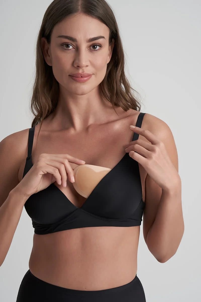 Bye Bra ByeBra - Adhesive Half Push-up Pads - Beige :