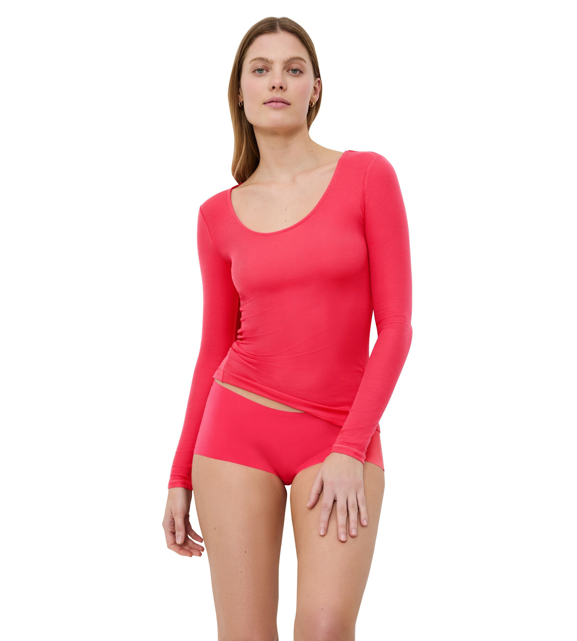Triumph Triumph - Beauty Layers - Top Scoop Neck - 10225060 - Blood Orange :