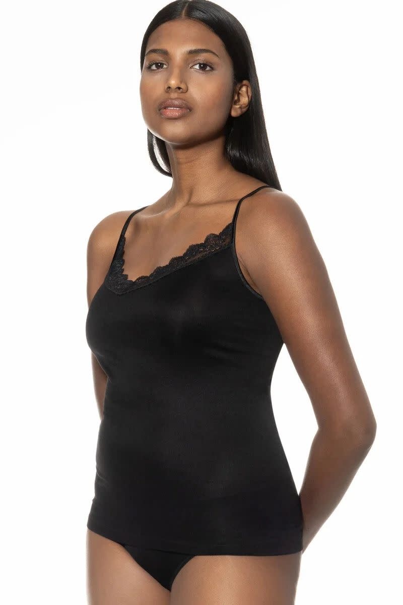 Mey Mey - Daily Sense - Spaghetti Top - 55316 - Zwart : Mey Mey - Daily Sense - Spaghetti Top - 55316 - Zwart :