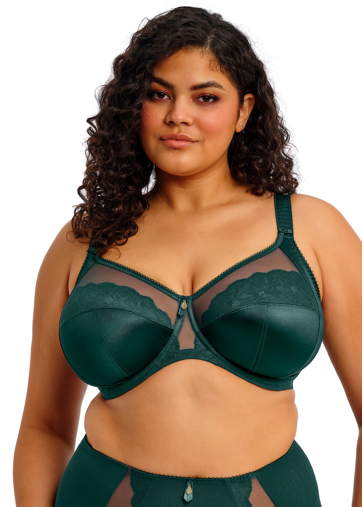 Elomi Lingerie Elomi - Cate Allure - UW Bra - EL302405 - Deep Emerald : Elomi Lingerie Elomi - Cate Allure - UW Bra - EL302405 - Deep Emerald :