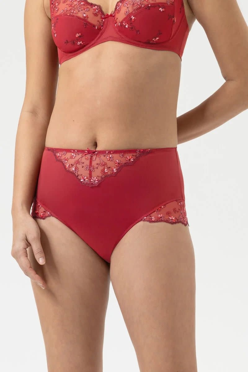 Mey Mey - Delightful - Waist Pants - 79443 - Gala Red : Mey Mey - Delightful - Waist Pants - 79443 - Gala Red :