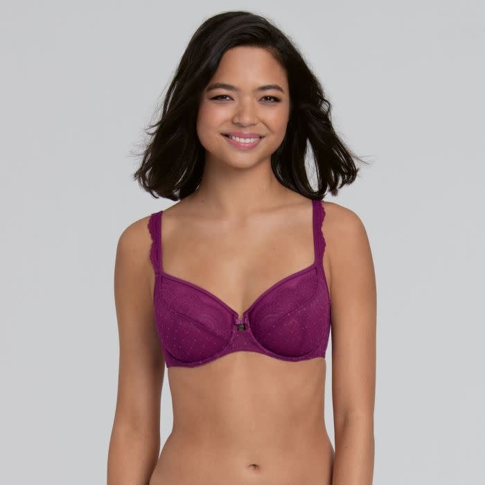 Rosa Faia RosaFaia - Selma - Beugel BH - 5634 - Purple Wine : Rosa Faia RosaFaia - Selma - Beugel BH - 5634 - Purple Wine :