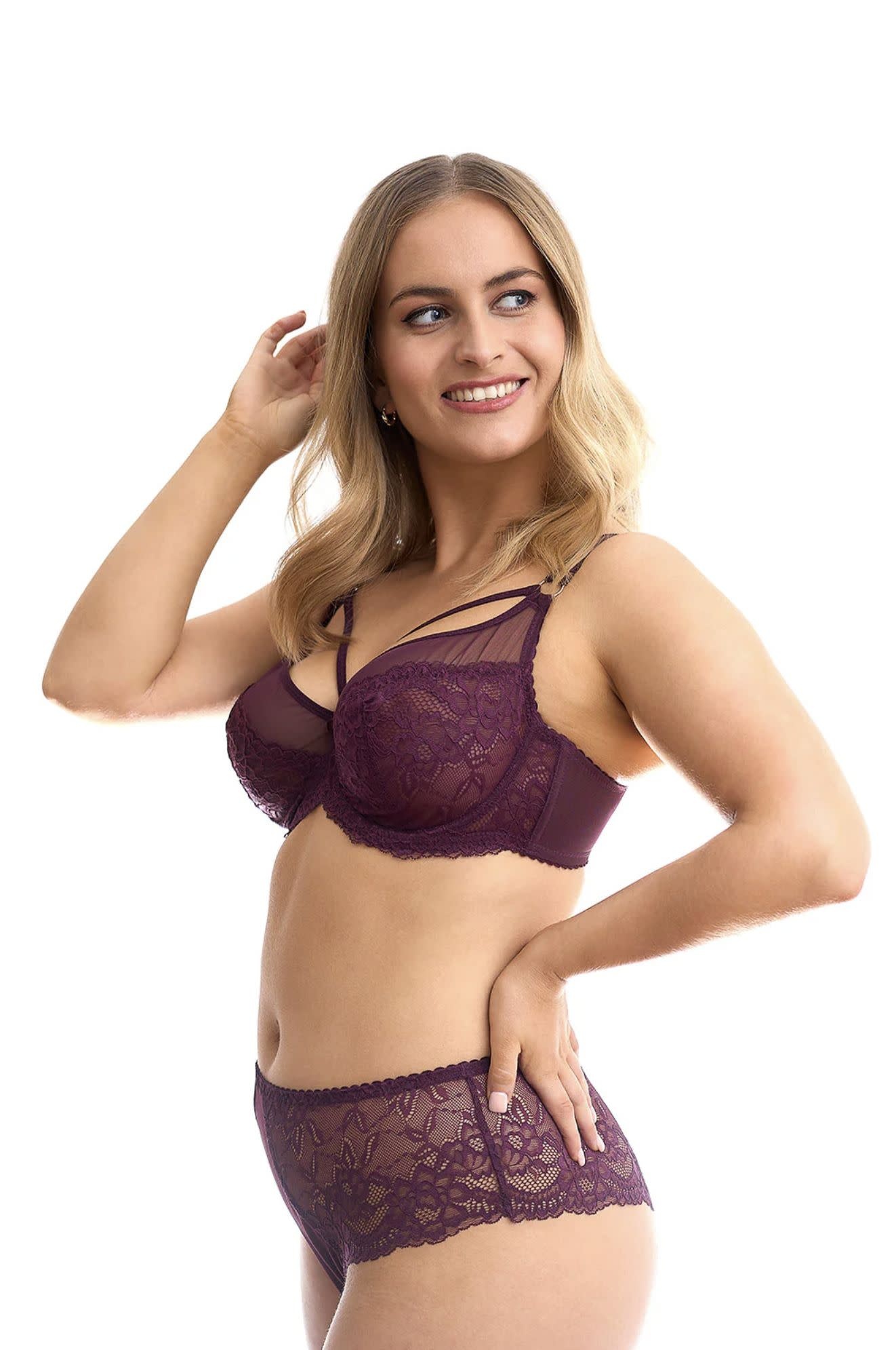 Plaisir Plaisir - Lush - Beugel BH - 41621 - Burgundy :