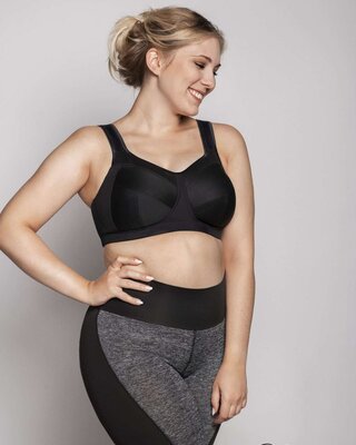 Ulla Ulla - Kate - Sport-BH - Cup D-N - Black