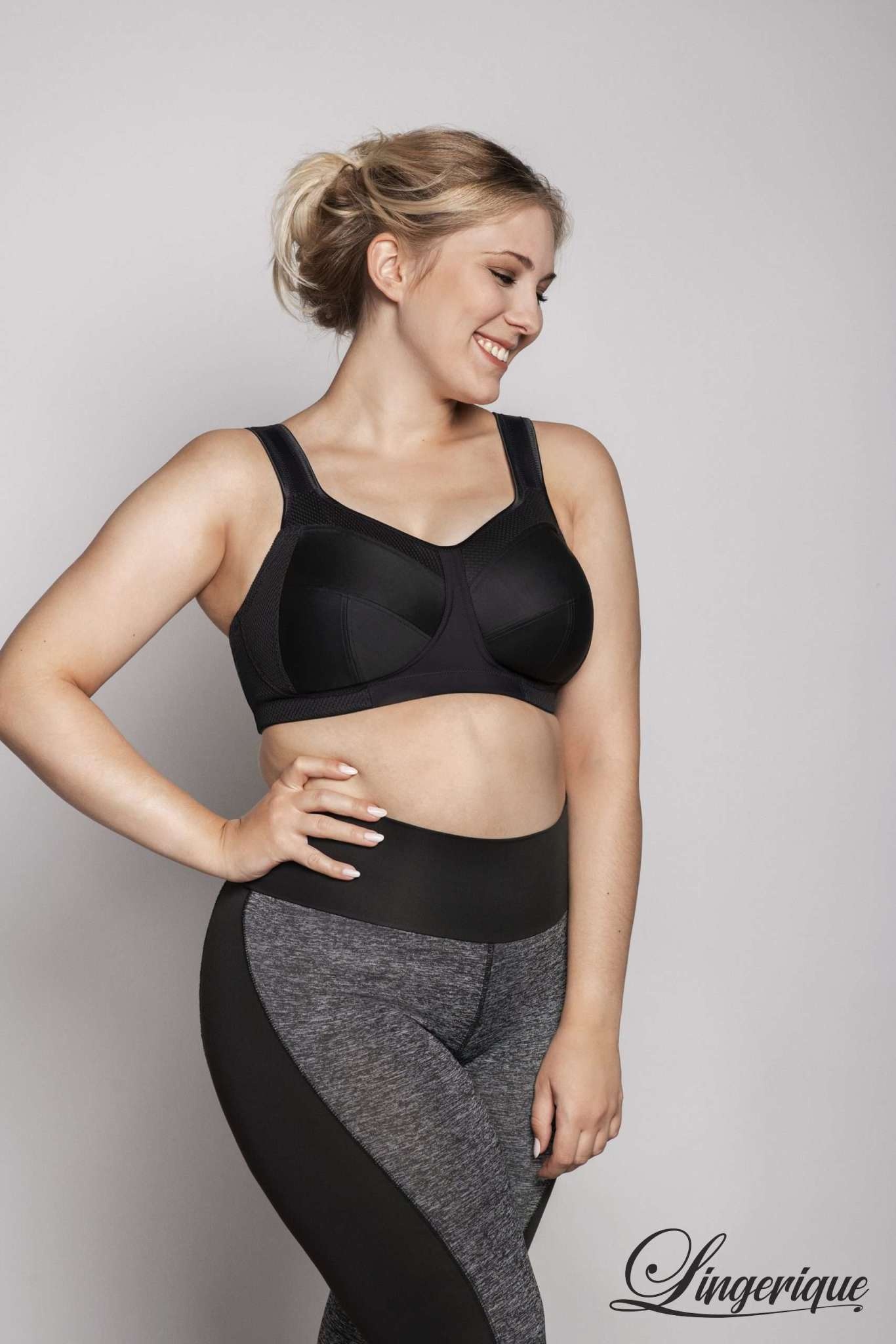 Ulla Ulla - Kate - Sport-BH - Cup D-N - Black