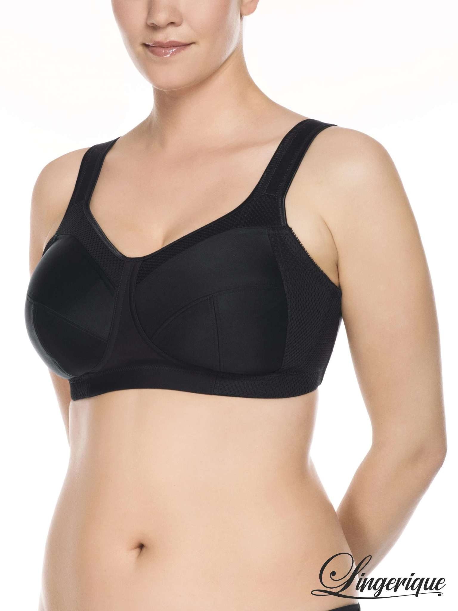 Ulla Ulla - Kate - Sport-BH - Cup D-N - Black
