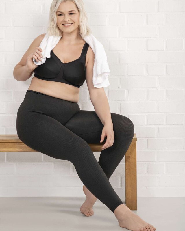 Ulla Ulla - Kate - Sport-BH - Cup D-N - Black