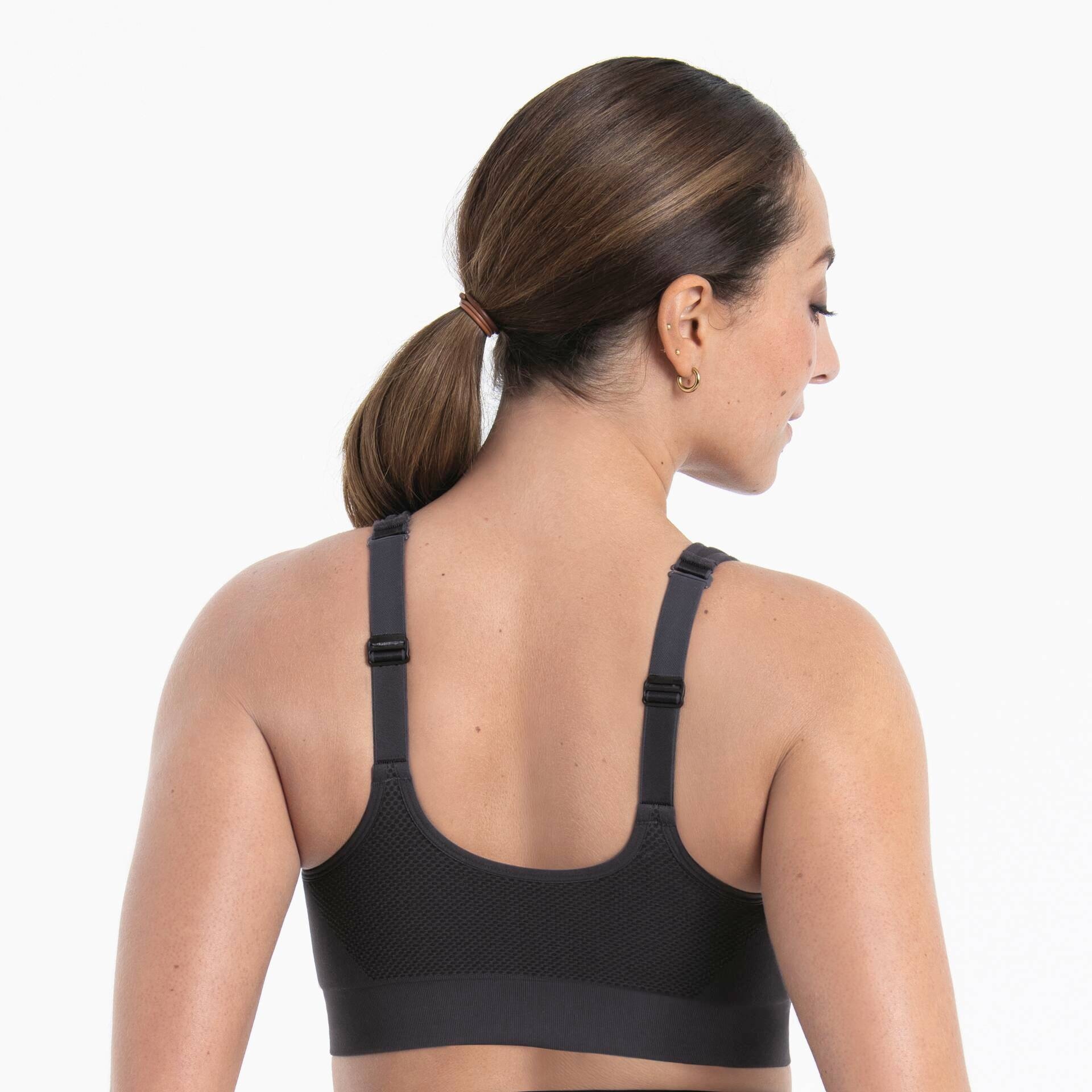 Anita Active Anita Active - Easymove Zip - Sport BH met Rits Voorkant - 5511.485 - Carbon Grey :