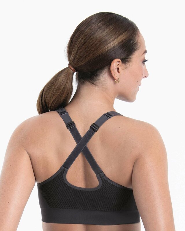 Anita Active Anita Active - Easymove Zip - Sport BH met Rits Voorkant - 5511.485 - Carbon Grey :