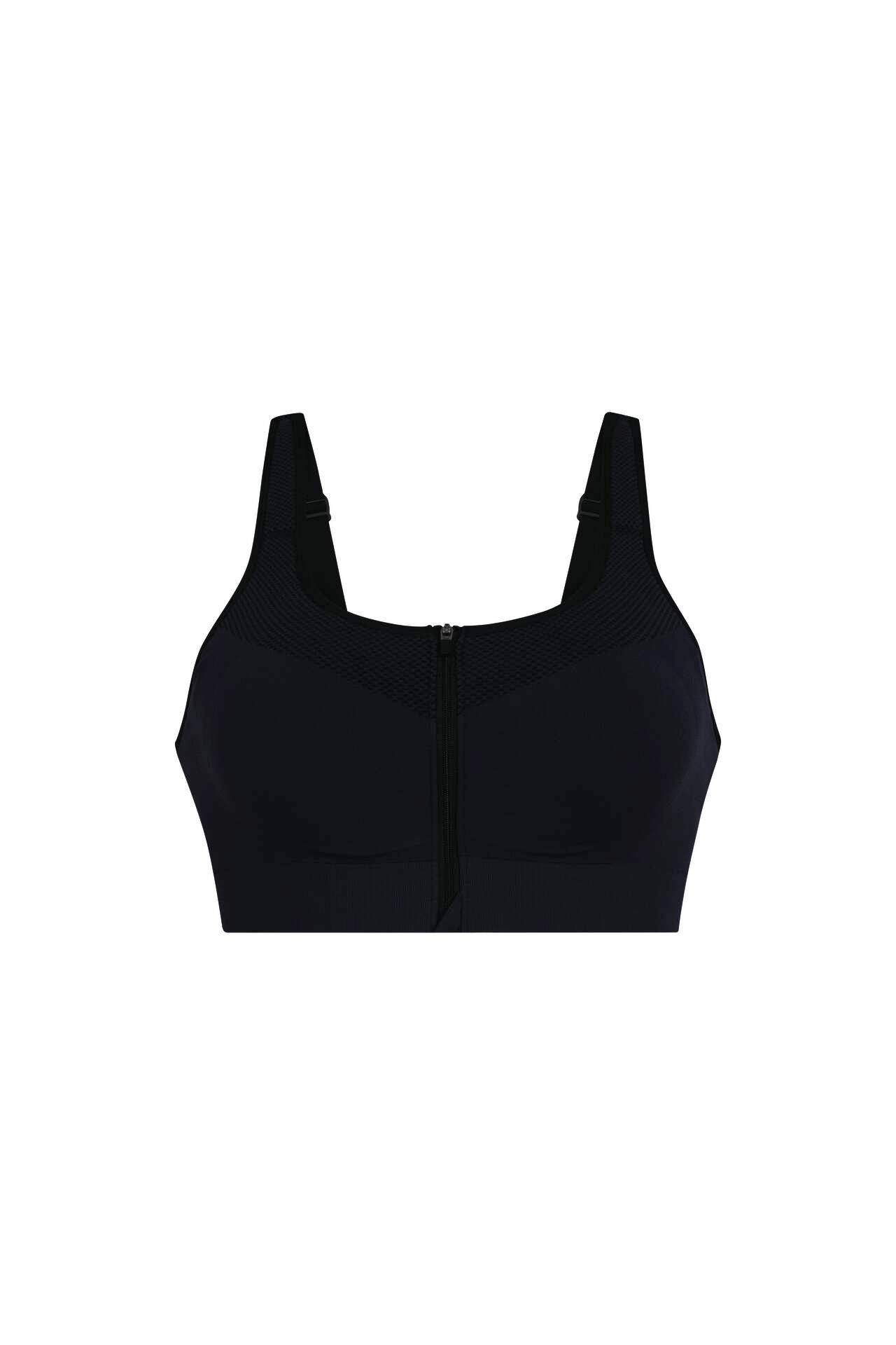 Anita Active Anita Active - Easymove Zip - Sport BH met Rits Voorkant - 5511.485 - Carbon Grey :