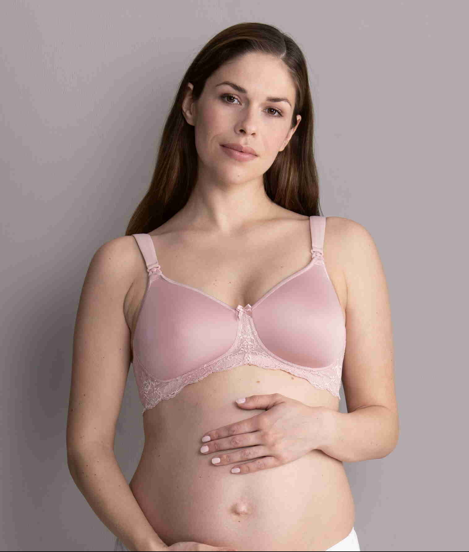 Anita Maternity Anita Maternity - Miss Lovely - Voedingsbeha met schalen - 5086.596 - Rosewood :