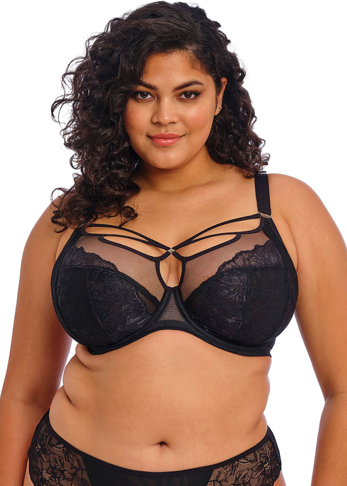 Elomi Lingerie Elomi - Brianna - UW Plunge Bra - EL8080.BLK - Black :