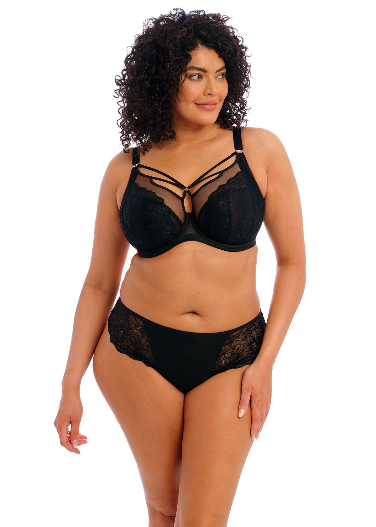 Elomi Lingerie Elomi - Brianna - UW Plunge Bra - EL8080.BLK - Black :