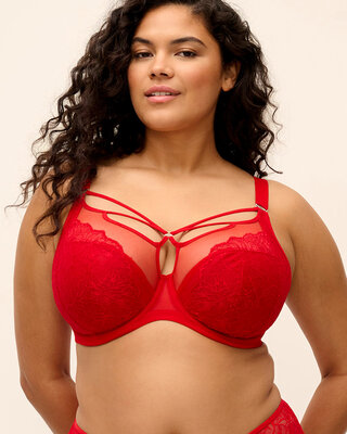 Elomi Lingerie Elomi - Brianna - UW Plunge Bra - Haute Red :