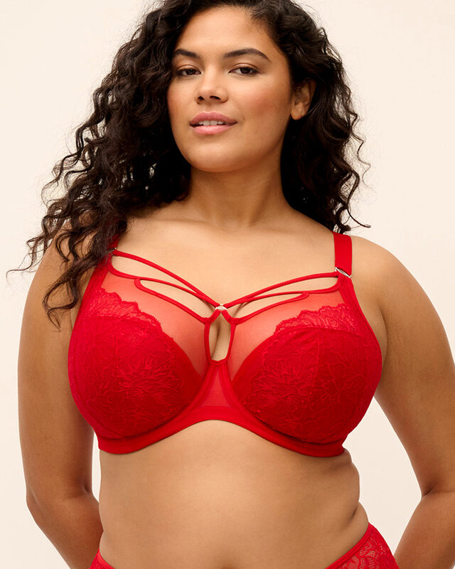 Elomi Lingerie Elomi - Brianna - UW Plunge Bra - Haute Red :