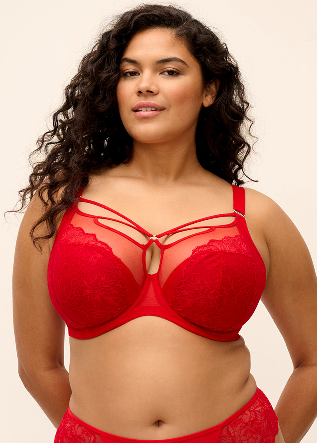 Elomi Lingerie Elomi - Brianna - UW Plunge Bra - Haute Red :