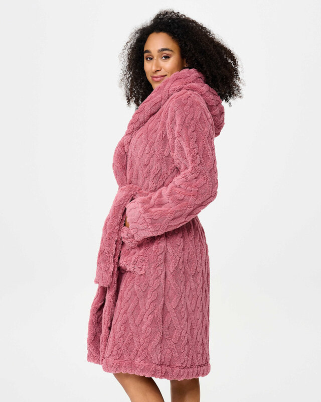 LingaDore LingaDore - Fleece Robe - Dusty Rose :