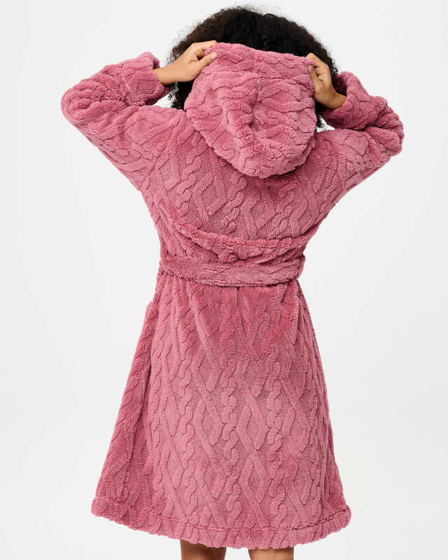 LingaDore LingaDore - Fleece Robe - Dusty Rose :