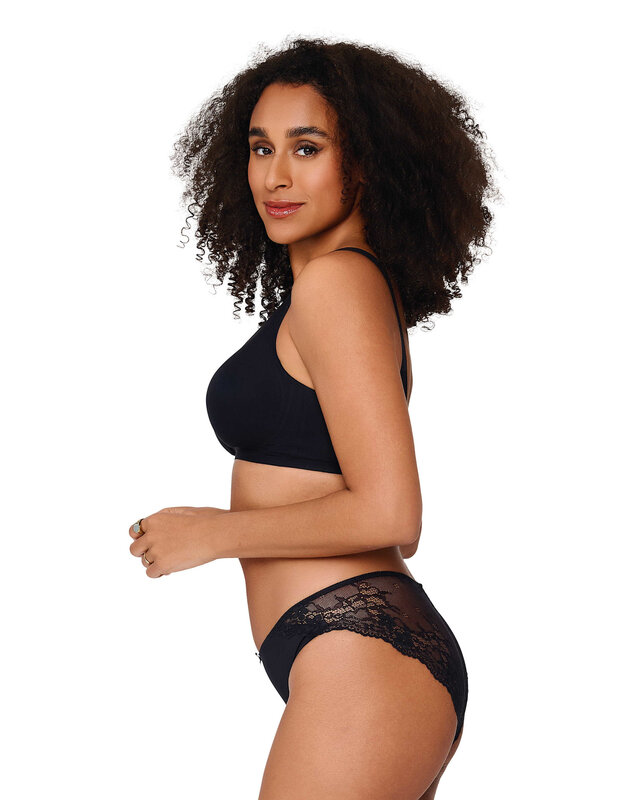 LingaDore - Daily - Lace Slip - Black :