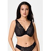 LingaDore - Daily - Triangel Plunge BH - Black Taupe :