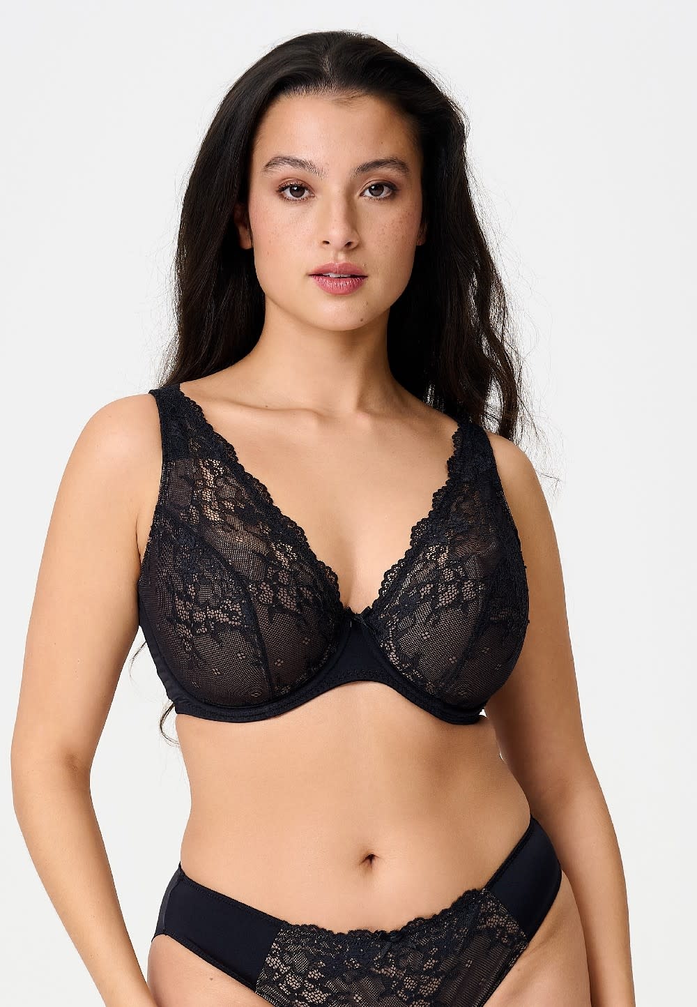 LingaDore LingaDore - Daily - Triangel Plunge BH - Black Taupe :