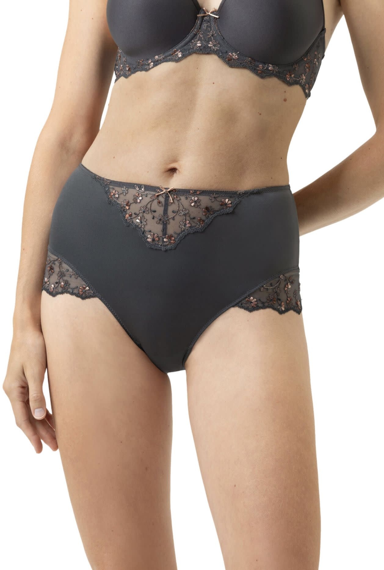 Mey Mey - Delightful - Waist Pants - Thunder Grey :