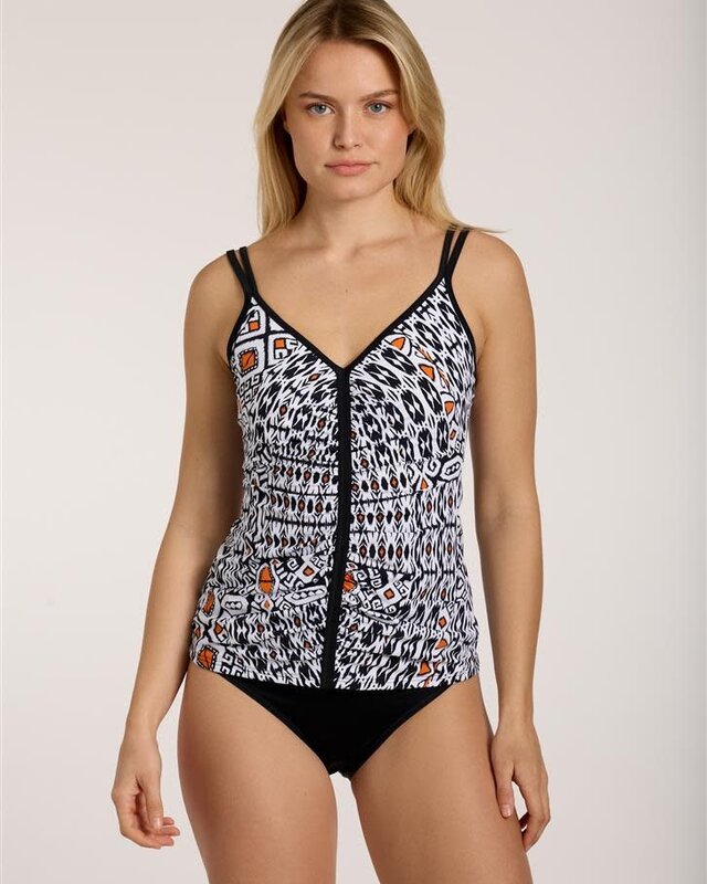 Sunflair Sunflair - Tankini - 78017 - Black / Multicolor :