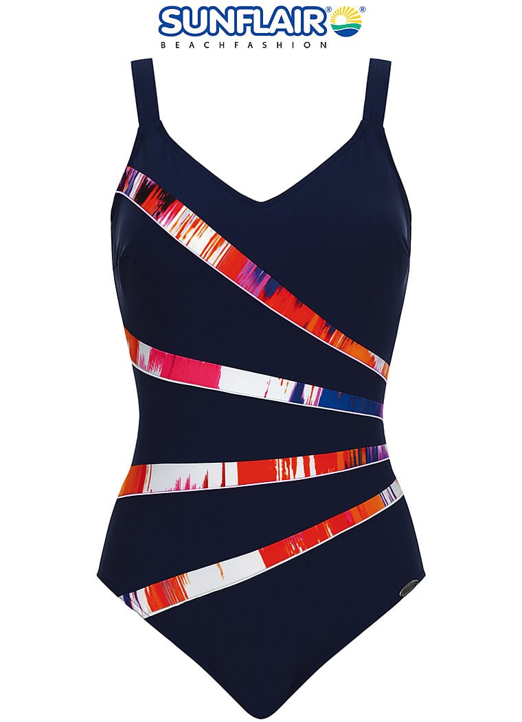 Sunflair Sunflair - Swimsuit - 72052 - Midnight Blue / Multicolor :