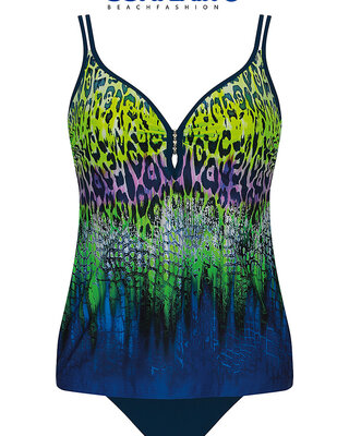 Sunflair Sunflair - Tankini - 28041 - Midnight Blue / Green :