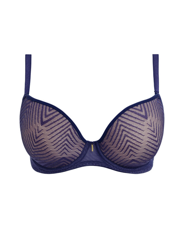 Freya Lingerie Freya - Tailored - Uw Moulded Plunge T-shirt - Dark Sapphire :