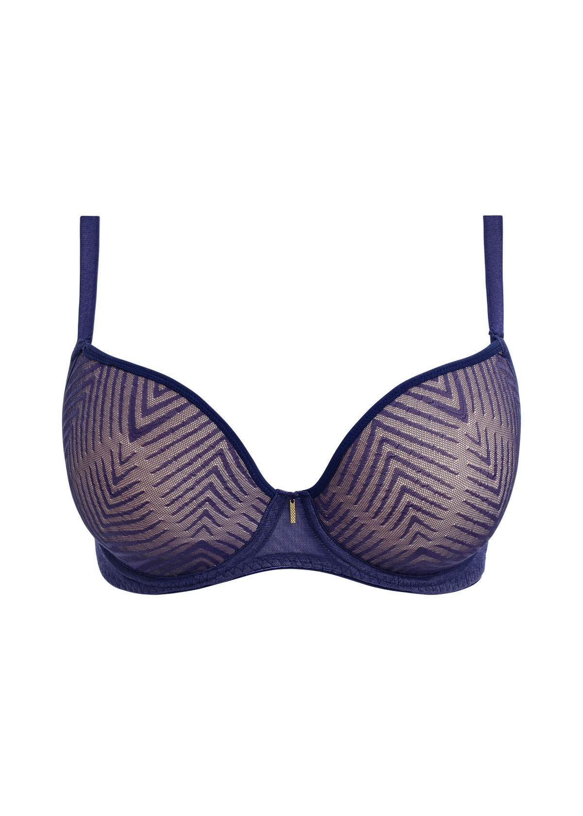 Freya Lingerie Freya - Tailored - Uw Moulded Plunge T-shirt - Dark Sapphire :