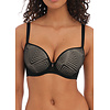 Freya - Tailored - Uw Moulded Plunge T-shirt - Black :