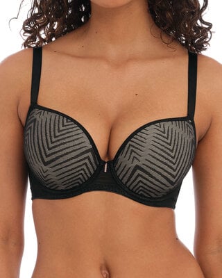 Freya Lingerie Freya - Tailored - Uw Moulded Plunge T-shirt - Black :
