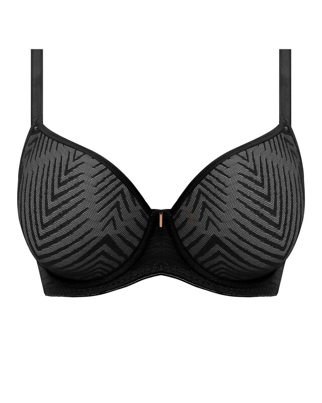 Freya Lingerie Freya - Tailored - Uw Moulded Plunge T-shirt - Black :